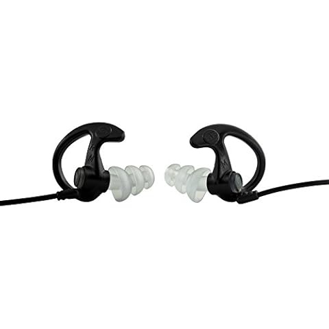 Surefire EP5 Sonic Outdoor Ear Defenders available in Black - Medium Cover
