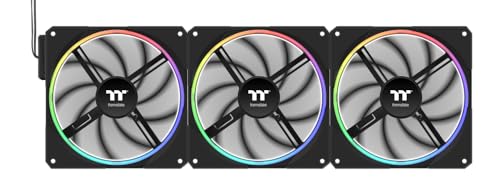 Thermaltake TS140 EX RGB | Integrated temperature sensor | 3-pack | Black