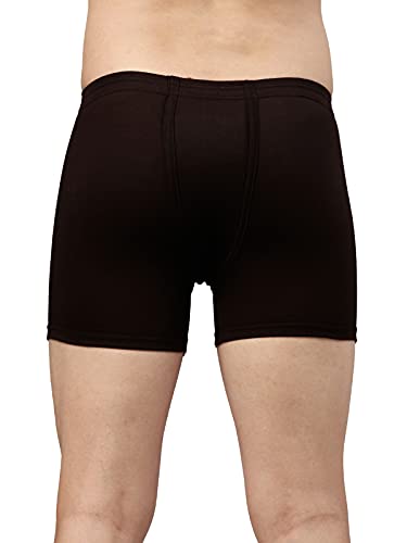 Image of Dixcy Scott Originals Men 100% Combed Cotton Sweat Absorbent Waistband Long Trunk (Pack of 3)