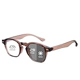 Cyxus Occhiali fotocromatici per uomo e donna con protezione UV e blocco della luce blu 8314 (Marrone)