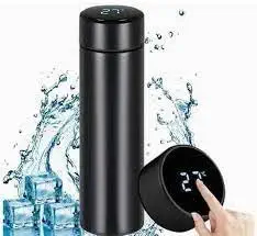 ORAWELL Hot & Cold Flask Bottle Temperature Display Indicator Insulated Stainless Steel Smart Water Bottle, Double Wall Vacuum Intelligent Cup, Perfect for Hot and Cold Drinks,500ml