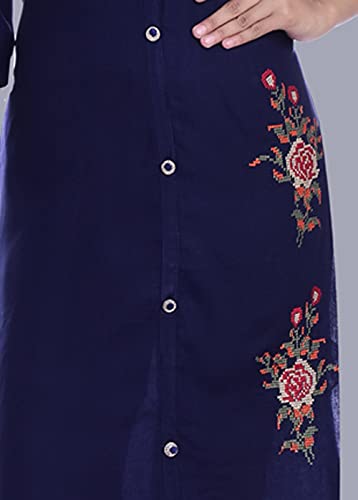 Image of Mehsoos Women's Rayon Embroidered Straight Kurta /Ethnic wear /Tradtional Wear Beautifull Color and Size (KKUT002