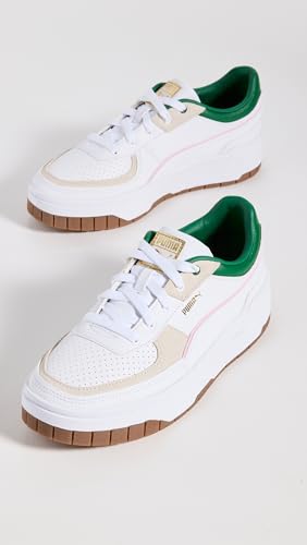 PUMA Womens Cali Dream Preppy Lace Up Sneakers Shoes Casual - White4