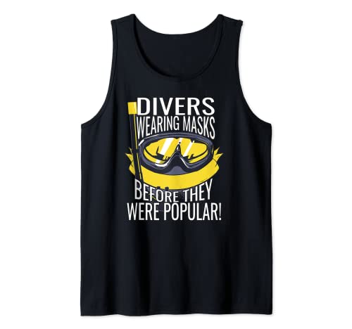 Funny Scuba Diving Shirts Wear Mask Pun Gift for Scuba Diver Tank Top