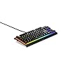 SteelSeries Teclado para juegos Apex 3 TKL RGB – Factor de forma compacto sin llave – Iluminación RGB de 8 zonas – IP32 resistente al agua y al polvo – Interruptor silencioso para juegos – Anti-Ghosting de grado de juego (renovado)