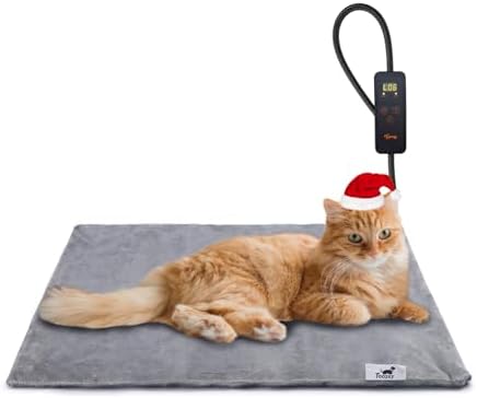 Toozey Katzen & Hund Heizmatte Innen 45 * 40cm, Timing & Temperat...