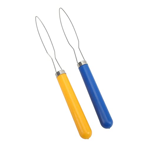 2 Pcs Button Hook Helps Those with Arthritis, Parkinsons, Weaker Grip to Fasten Buttons Zipper Pull Helper...