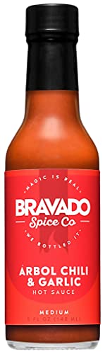 Arbol Chili and Garlic Hot Sauce By Bravado Spice Gluten