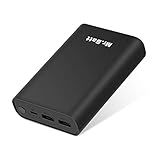 Mr.Batt Ultra-Compact Power Bank, 10000mAh Portable Charger with 2.1A Output Dual USB Port, Fast Recharge External Battery Pack for iPhone, iPad, Samsung Galaxy, Huawei and More
