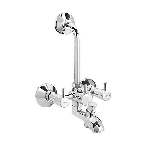 Cera F2002403 Stainless Steel Garnet Quarter Turn Wall Mixer (Silver) (B078X173PD) Amazon Price History, Amazon Price Tracker