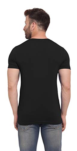 Image of BULLMER Mens HalfSleeve Round Neck Printed Cotton Tshirt - Combo Tshirt - PaCK of 2