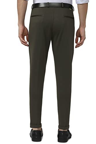 Image of Peter England Men's Carrot Fit Work Utility Pants