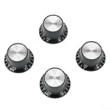 Si adattano perfettamente alla tua chitarra: con un'altezza di 15 mm e un diametro della base di 25 mm, queste manopole sono progettate per adattarsi perfettamente alla tua chitarra. Sono adatti per chitarre simili con pentole di diametro 6 mm.