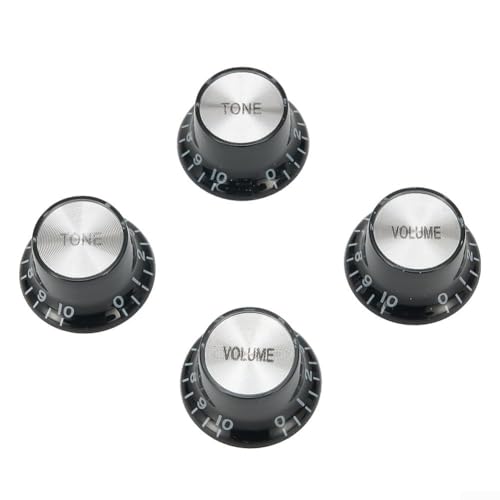 Si adattano perfettamente alla tua chitarra: con un'altezza di 15 mm e un diametro della base di 25 mm, queste manopole sono progettate per adattarsi perfettamente alla tua chitarra. Sono adatti per chitarre simili con pentole di diametro 6 mm.