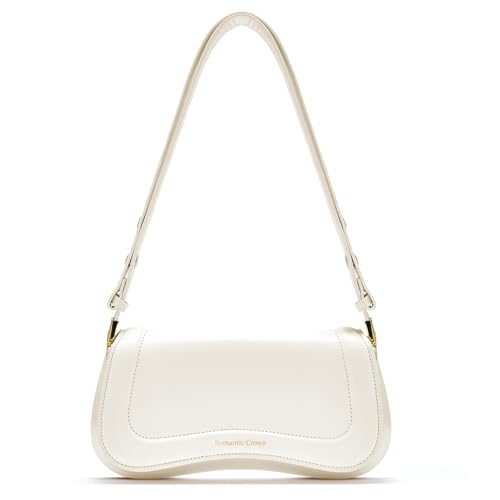 Romantic Crown Bolsa de Ombro Pequenas Feminina,Mini Bolsas Sacola Tiracolo Moderna de Couro Impermeável,Shoulder Handbag Presente Trabalho Casual Festa