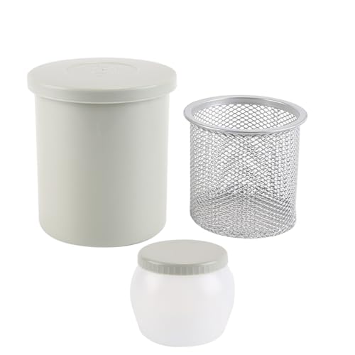 Enwye 1 Set Of Filter Type Pen Holder Brush Cleaner (with Filter and Oil Pot) Suitable for Water, Turpentine and Other Solvents