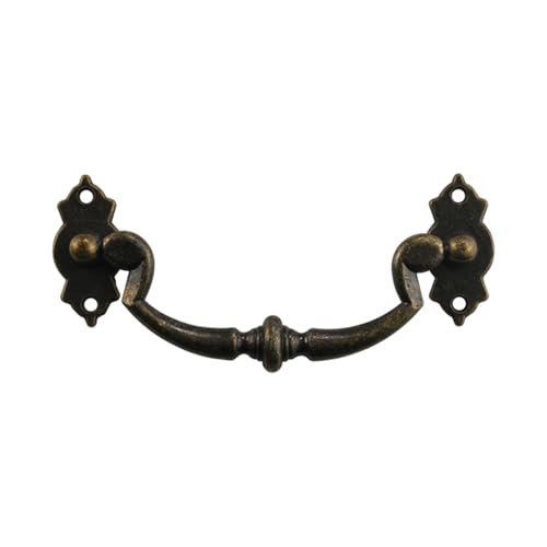 ZAANHA Vintage Retro Antique Zinc Alloy Pull Handle for Wooden Drawer Dresser Chest Cabinet Cupboard(7.9cm)