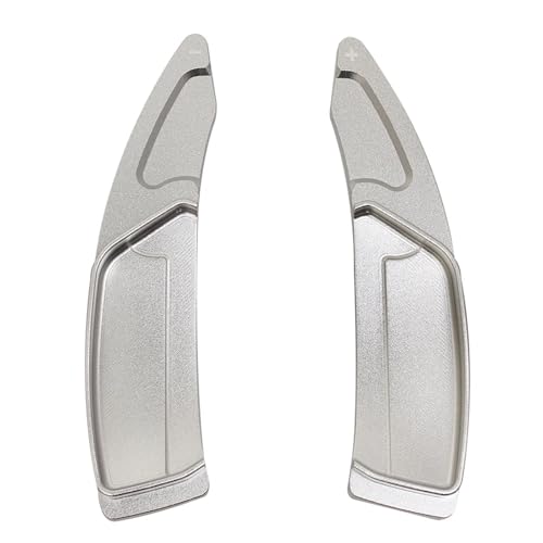 プジョー 508 5008 308 3008 208 2008 GT SW 車用ステアリングホイールシフトパドルギアパドル DSG エクステンダーステッカーアクセサリーに対応(Silver)