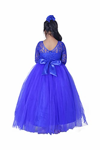 Image of Girl's Synthetic A-Line Maxi Dress