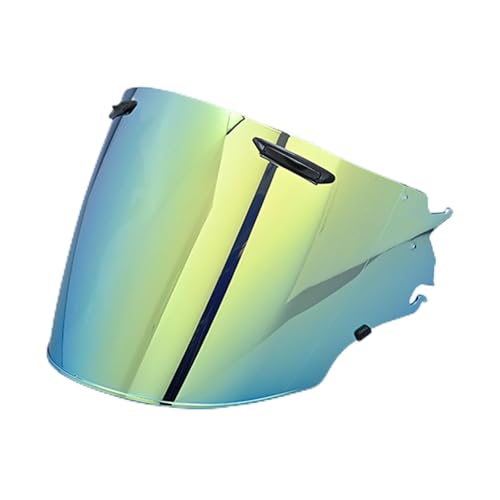 LMBN Moto Visière de casque en verre for Arai VAS-Z, RAM-X, VZ-RAM, SZ-R, VAS, SZ R, SZ-R et EVO - Design élégant(Gold)