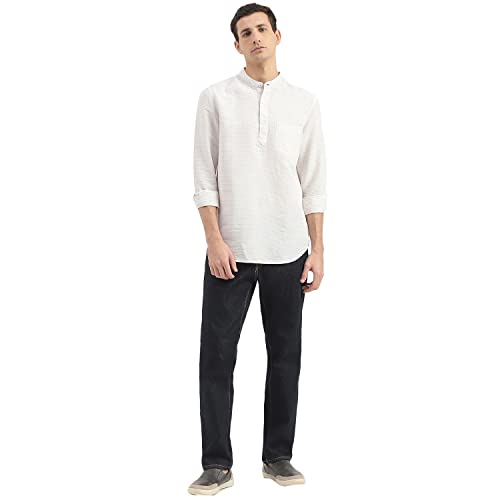 Image of United Colors of Benetton Men's Cotton Regular Fit Spread Collar Solid Shirt