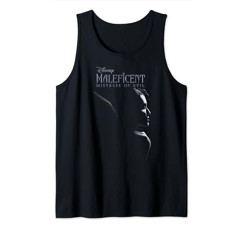 Débardeur Disney Maléfique noir imprimé Mistress of Evil vêtement femme et homme