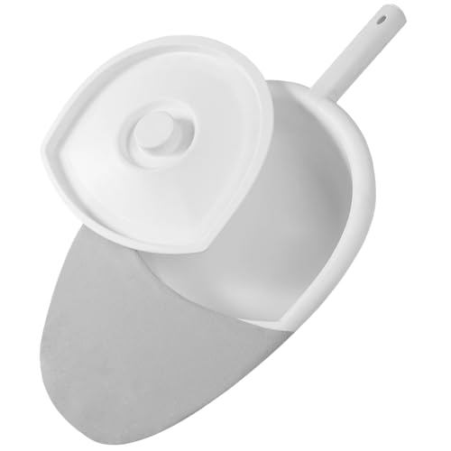 SUNNICE 差し込み式便器 フタ付き 介護用 寝たきり便器 カバー付き 男性用...