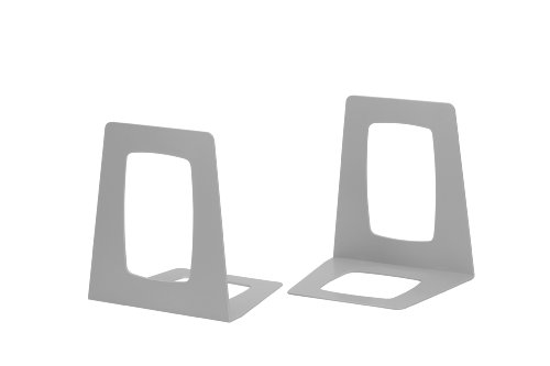 Jalema 2648955997 Re-Solution - Soporte de libros, conjunto de 2, color gris