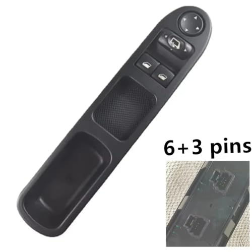 Bouton de commande de fenêtre bloqué Peugeot 307 solution interrupteur 6554E4 - 2