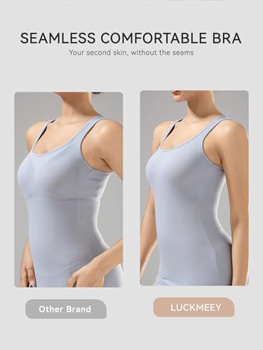 Image of LUCKMEEY Bras for Women No Underwire Wireless Bras - Seamless Push Up Full Coverage Bralettes Comfortable Everyday Bra