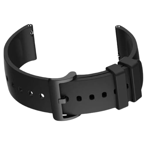 RK Enterprises Soft Silicone with Metal Buckle Strap Replacement Pack of 3