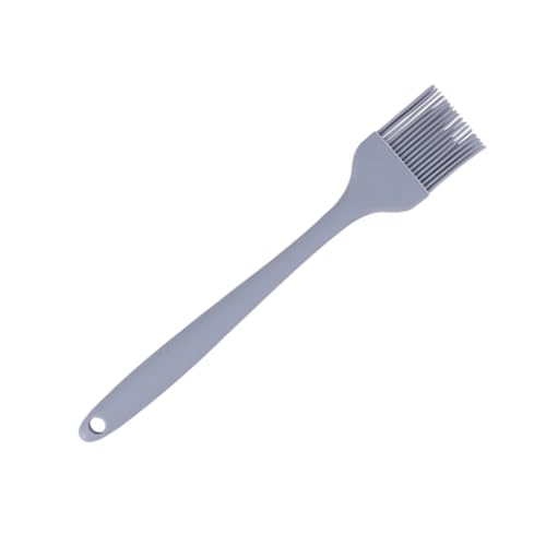 Listado de Brocha de cocina los más solicitados. 39 Brocha para Repostería, Cepillo para Aceite de Cocina, Cerdas Suaves Desmontables, Silicona de Grado Alimenticio, Resistente a Altas Temperaturas para Asar (Gris claro)