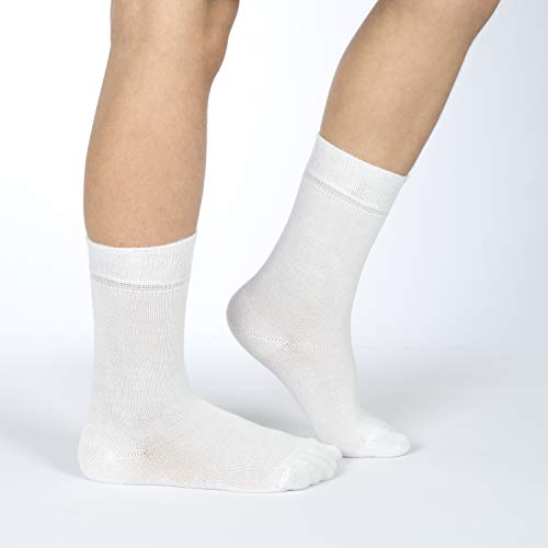 image for Hugh Ugoli Kids Bamboo School Socks | Crew School Socks for Girls & Bo