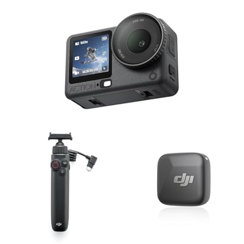 DJI Osmo Action 6 VlogR{Aobe[nhMic MinigX~b^[ځAVloggerANVJA1/1.1C`ZT[Af/2.0?f/4.0̉ύiAVlogBeɍœK4KANVJ