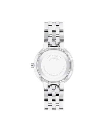 Movado Museum Classic Women's Watch - Swiss Quartz 2H Movement, Stainless Steel Link Bracelet Watch with Diamonds - 3 ATM Water Resistance - Luxury Fashion Timepiece for Her - 29.5mm3