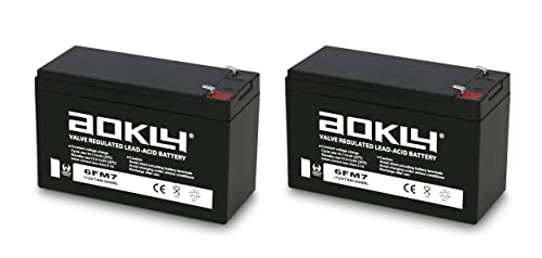 Aokly Batteria al piombo AGM 12V - 7Ah / Modello