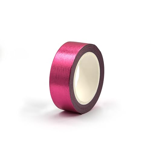 SIDAZON Hot Pink foil washi Tape for wall Decorative Crafts Washy-Tape Mirror Tape Strips for wall...
