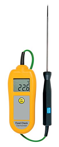 ETI Food Check Professional Digital Food Thermometer with Probe (Yellow)