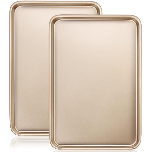 Baking Sheet Pan Set of 2, Wildone Commercial Cookie Sheets for B...