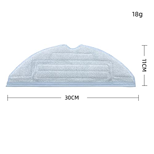Image of HUAYUWA Replacement Microfiber Mop Cloth Cleaning Pads Fits for Roborock T7S T7S Plus S7 Vacuum Cleaner Accessories (2 Pack)