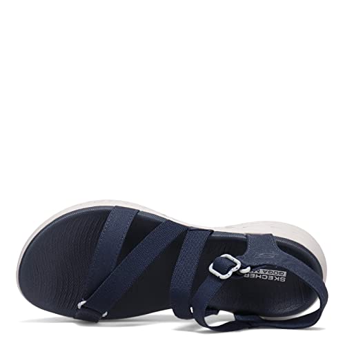Skechers Skechers Performance Women's ON-THE-GO 600 STRETCH FIT SANDAL, Navy, 11