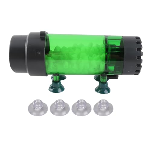 水槽フィルター 流動フィルター 二重ろ過 水槽用流動床フィルター 物理濾過 吸盤付き 水質改善 浄水フィルター ろ過装置 高い透水性 水族館のローリング培養 プラスチック バイオメディア バブル 魚飼育用