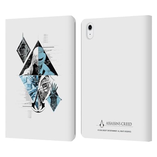 Coque iPad Air 2020 2022 en cuir étui portefeuille Assassin's Creed