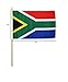 Flags Importer STI-Southafrica Dozen 12x18” Stick Flags, Multi