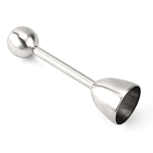 LERTREEUK Toqueur à œufs en acier inoxydable doux et dur