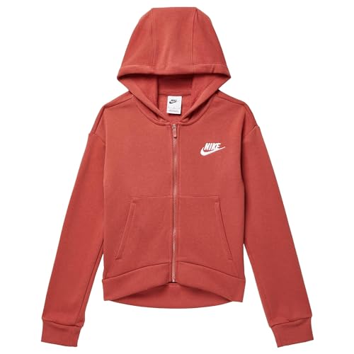 Nike Girl's Sportswear Club Fleece Full Zip Hoodie (Little Kids/Big Kids)