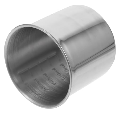 OUNONA Taza Medidora De Acero Inoxidable Taza Para Olla Arrocera Taza Medida Líquida Tazas Medidoras De Metal Herramientas De Cocina Tazas Medidoras De Acero Inoxidable Reemplazo De Taza