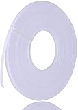 VIVIPAKOKO 25 Yards Polyester Boning for Sewing - Sew-Through Low Density Boning for Corsets, Nursing Caps, Bridal Gowns (4mm, White)