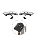 SEBLAFF 2PCS Outside Door Mirror Turn Signal Light Driver and Passenger Side Replacement for Town & Country 2008-2016, Replacement for Car-avan 2008-2018 68052078AA, 68052079AA, 924-296, 924-297