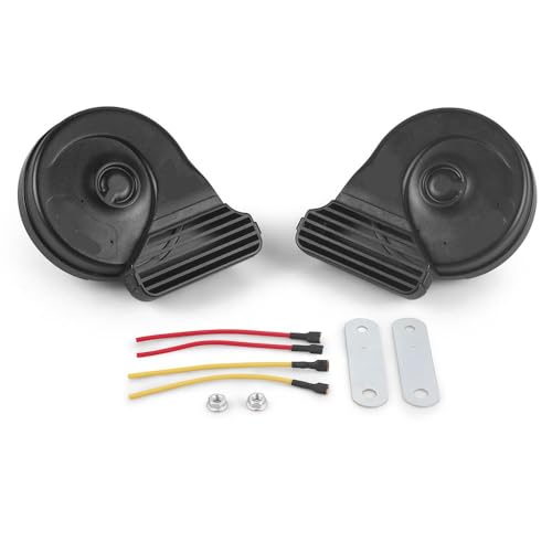 Avertisseur escargot 12V 410Hz-510Hz haute résistance avec grille de protection